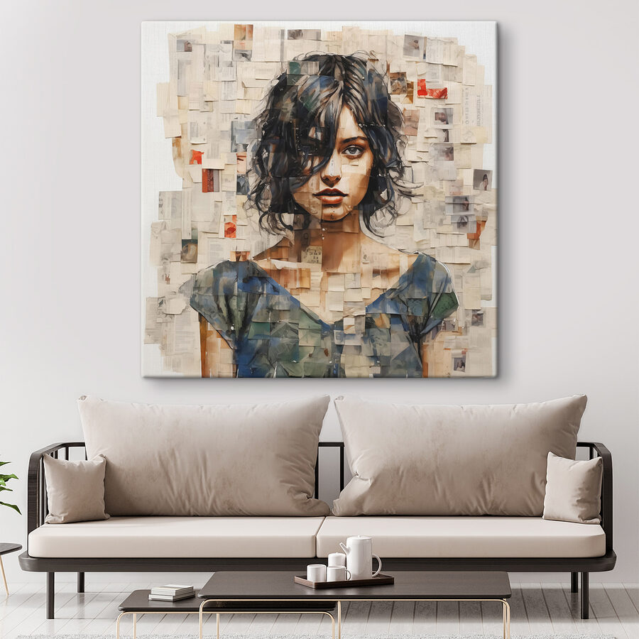 Peinture d'une femme