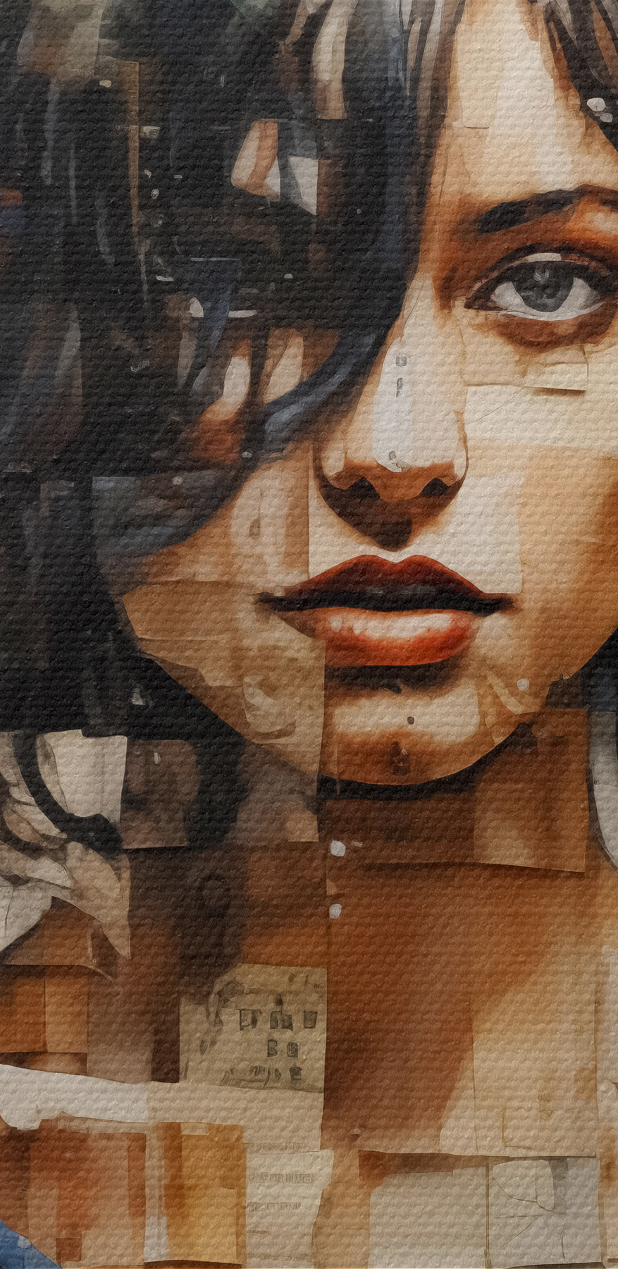 Peinture d'une femme