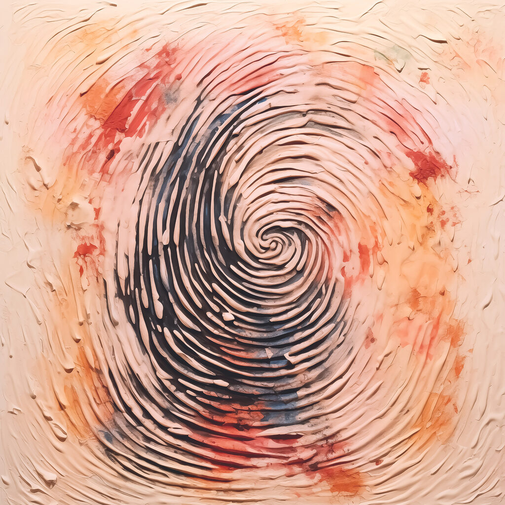 Painting of a spiral Painting of a spiral