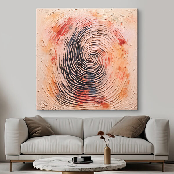Peinture d'une spirale Peinture d'une spirale