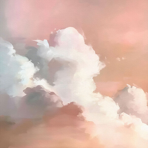 Ciel rose avec nuages Ciel rose avec nuages