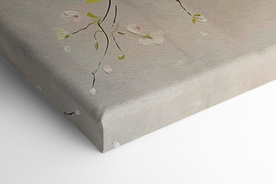 Peinture de fleurs dans un vase