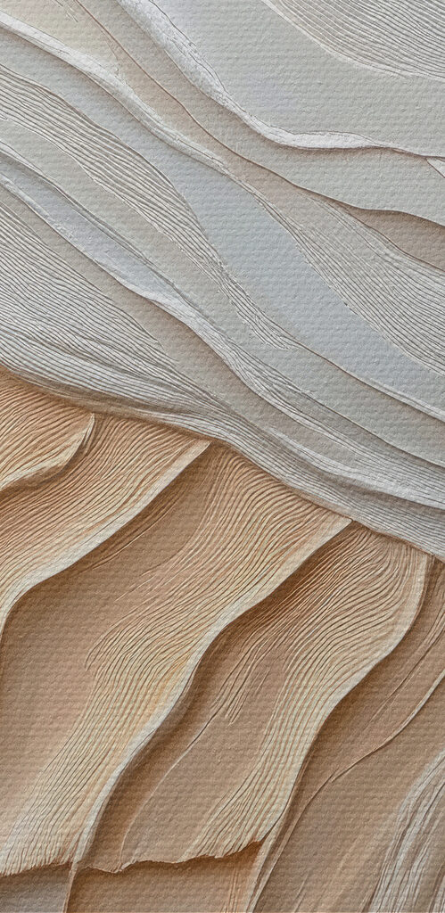 White and brown wavy pattern White and brown wavy pattern