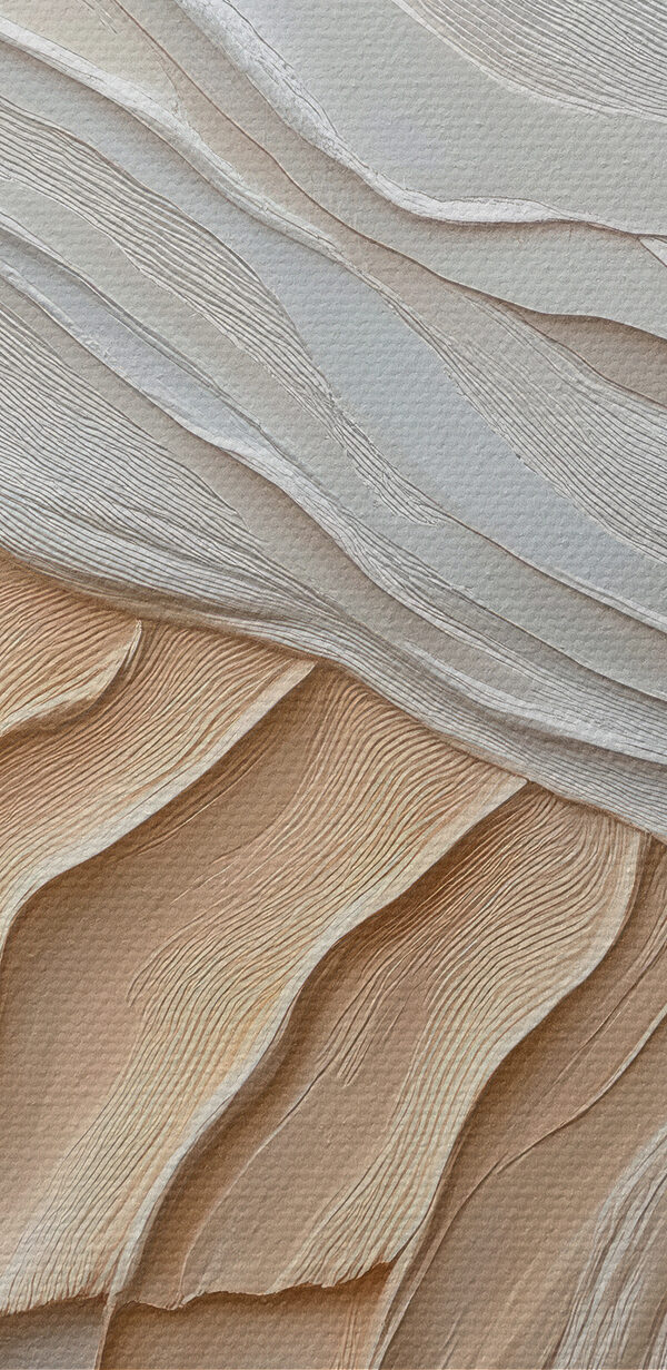 White and brown wavy pattern White and brown wavy pattern