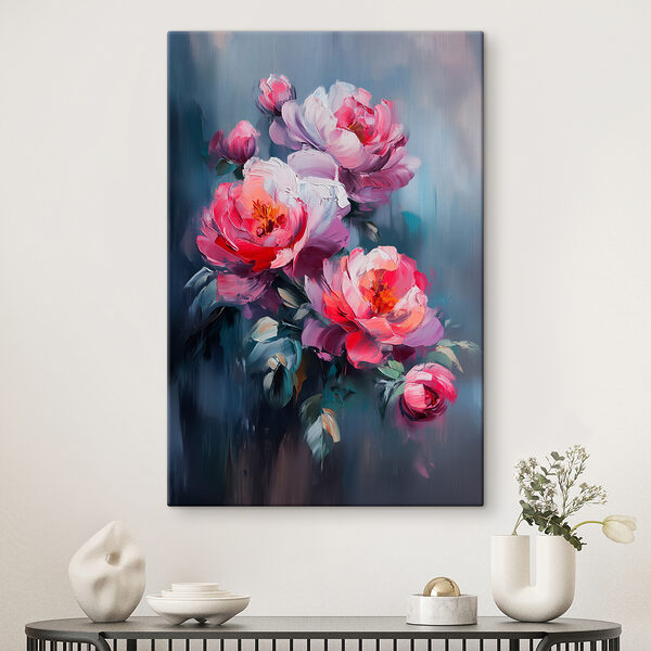 Peinture de fleurs roses Peinture de fleurs roses