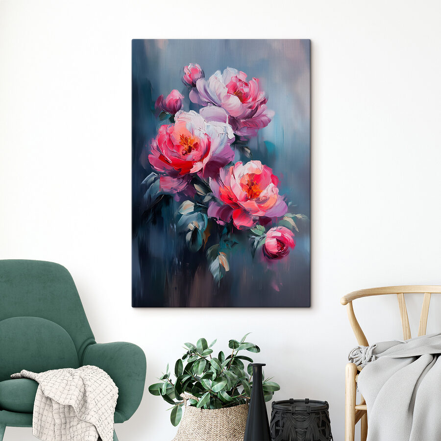 Peinture de fleurs roses Peinture de fleurs roses