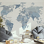 Carte du monde Papier peint Carte du monde