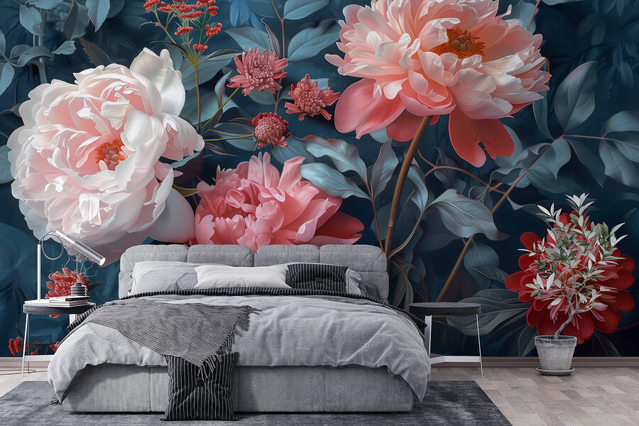Groupe de fleurs sur une plante Groupe de fleurs sur une plante