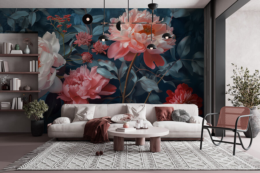 Groupe de fleurs sur une plante Groupe de fleurs sur une plante
