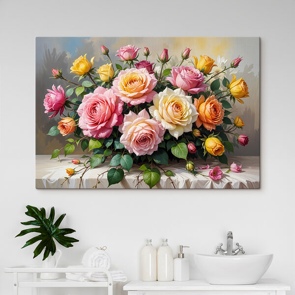 Bouquet de fleurs sur une table Bouquet de fleurs sur une table