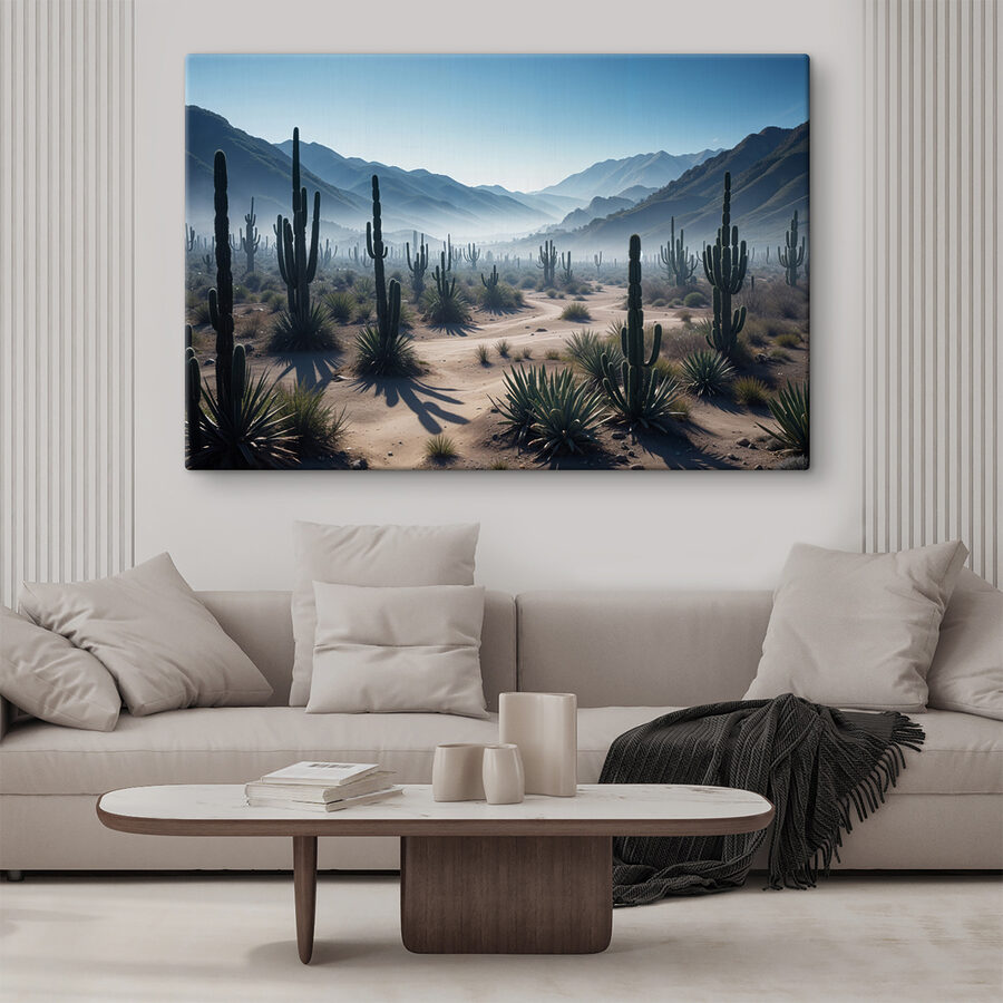 Cactus dans un désert