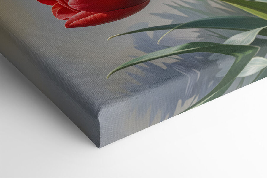 Groupe de tulipes dans un vase