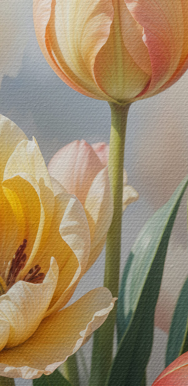 Groupe de tulipes dans un vase Groupe de tulipes dans un vase