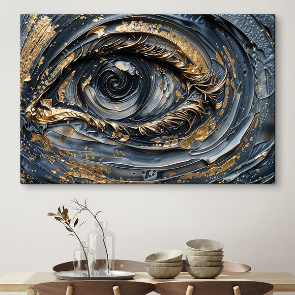 Gros plan sur une peinture Gros plan sur une peinture