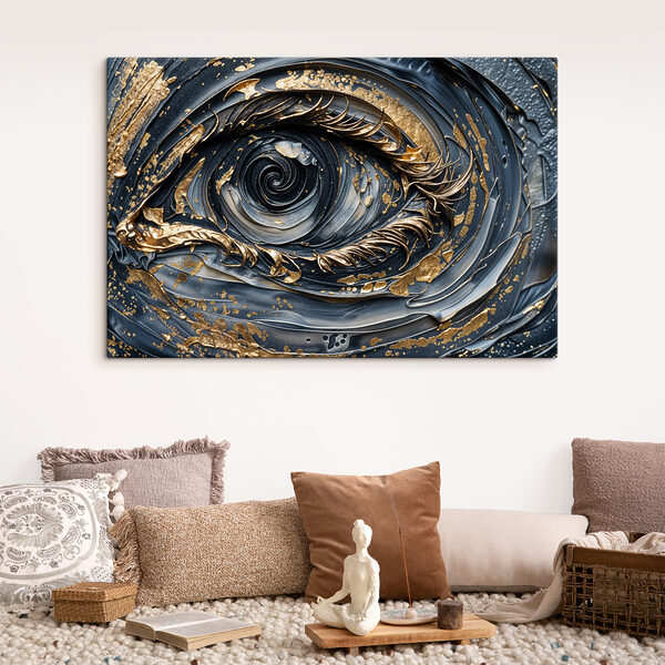 Gros plan sur une peinture Gros plan sur une peinture