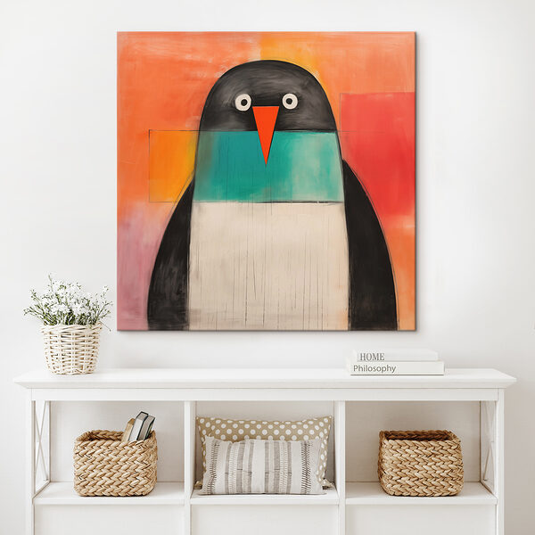 Peinture d'un pingouin Peinture d'un pingouin