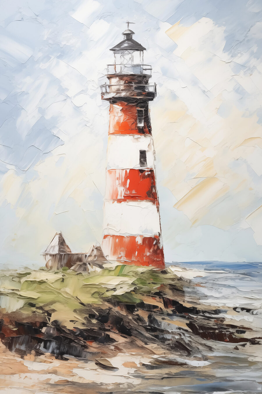Tableaux Peinture d'un phare – Image 7