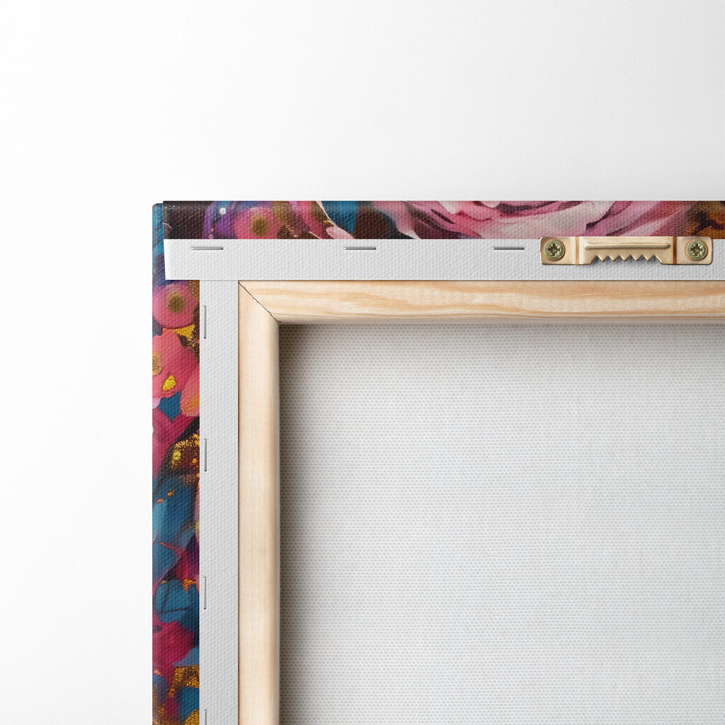 Woman with flowers on her head