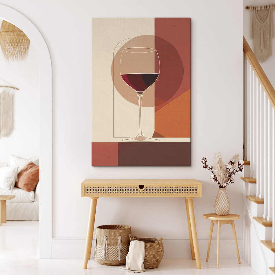Verre de vin contenant un liquide rouge Verre de vin contenant un liquide rouge