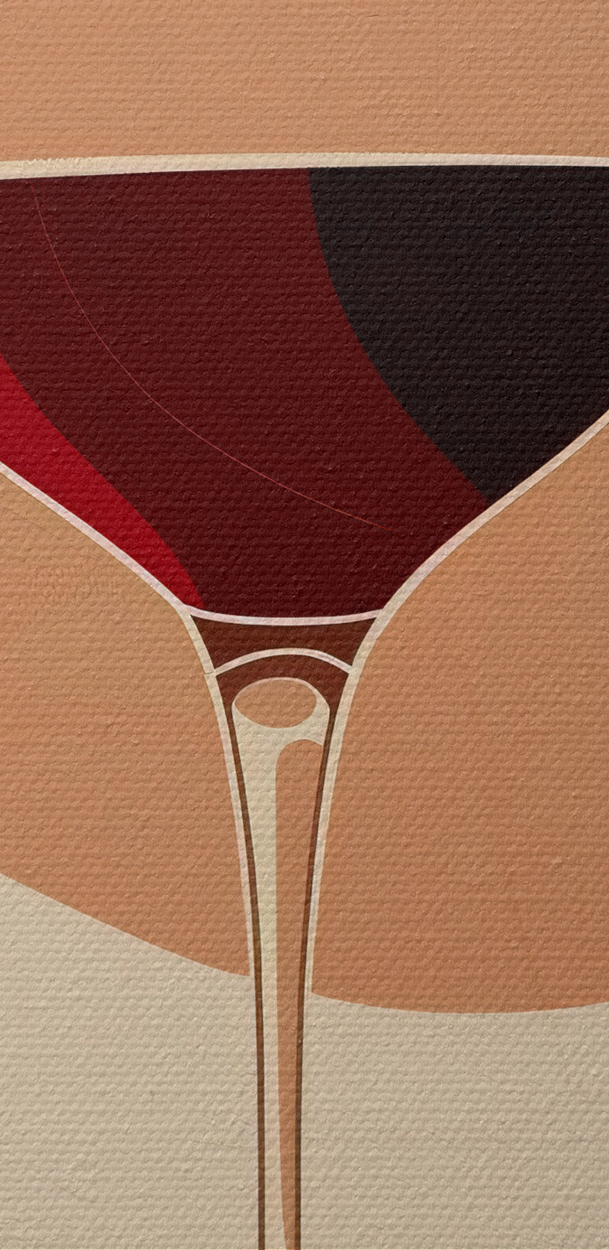 Verre de vin contenant un liquide rouge Verre de vin contenant un liquide rouge