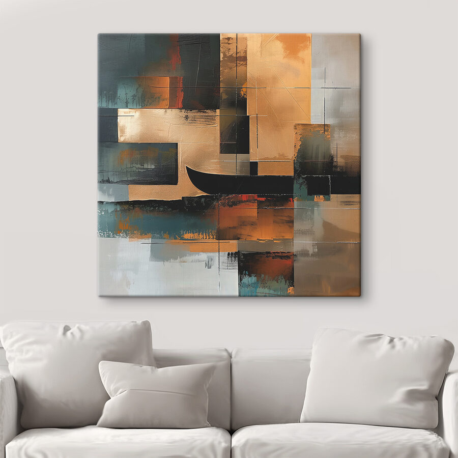 Peinture d'un bateau en différentes couleurs
