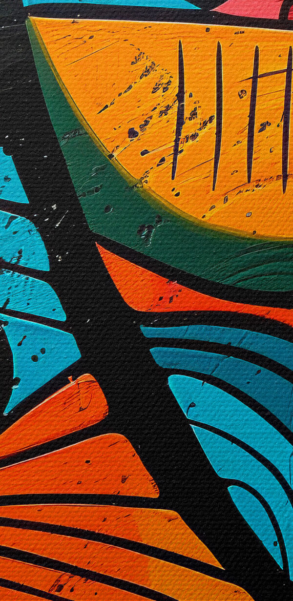 Peinture colorée d'un visage Peinture colorée d'un visage