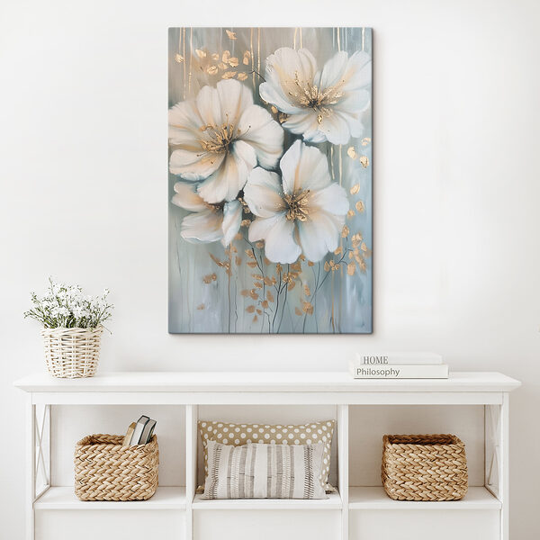 Peinture de fleurs blanches Peinture de fleurs blanches