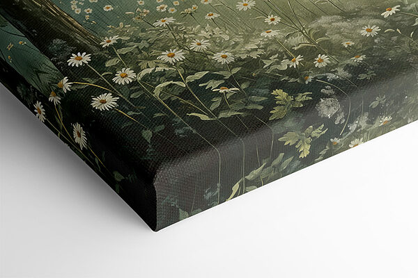 Forêt avec fleurs et arbres Forêt avec fleurs et arbres