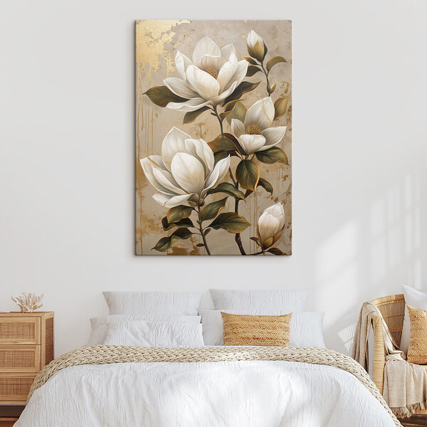 Peinture de fleurs blanches Peinture de fleurs blanches