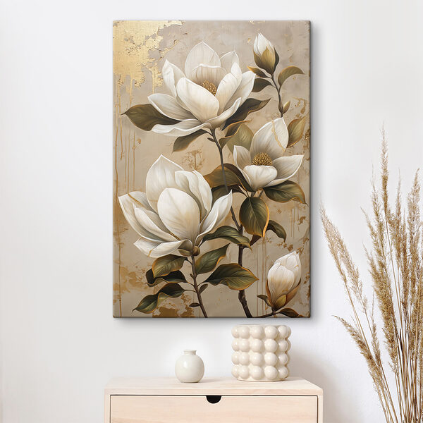 Peinture de fleurs blanches Peinture de fleurs blanches