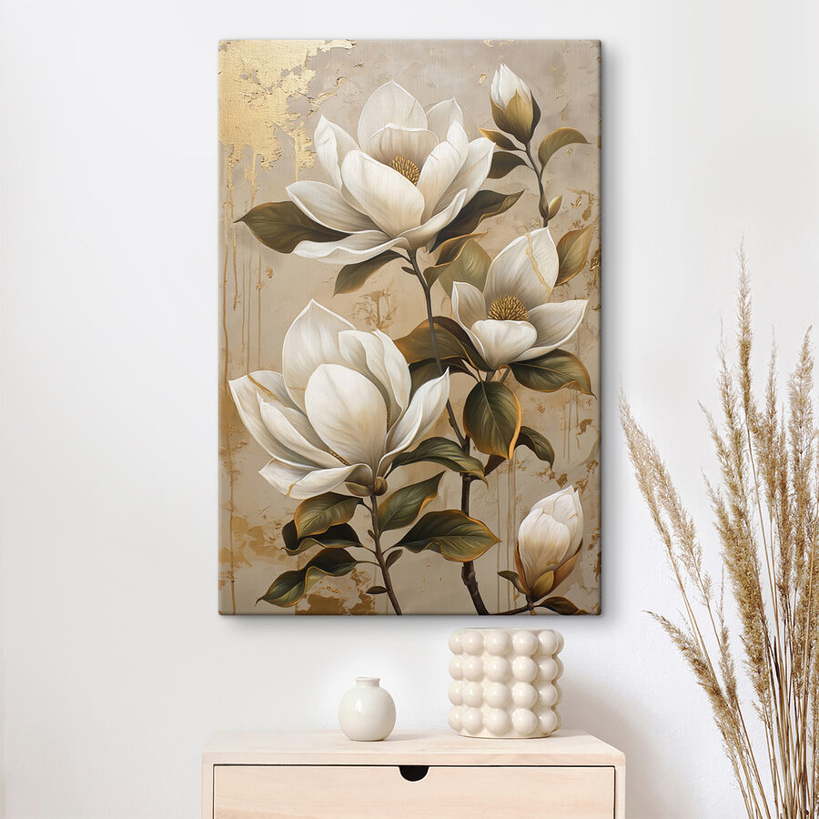 Peinture de fleurs blanches Peinture de fleurs blanches