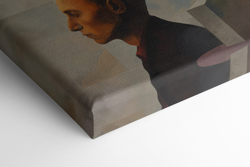 Painting of a man on a wall Painting of a man on a wall