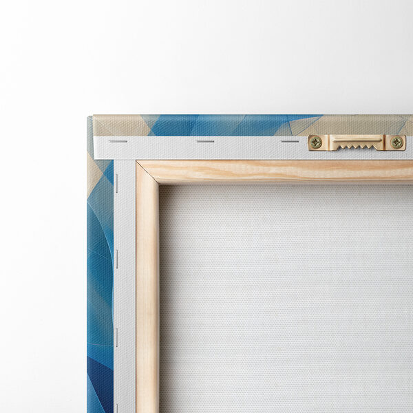 Fleur tourbillonnante bleue et blanche Fleur tourbillonnante bleue et blanche