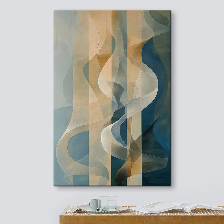 Fond coloré avec des lignes et des courbes
