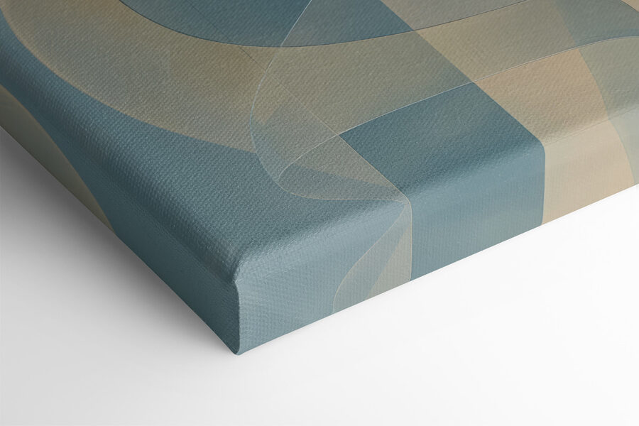 Fond coloré avec des lignes et des courbes