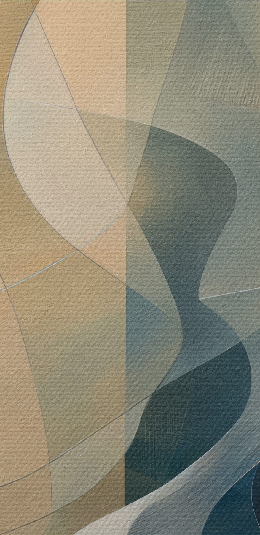 Fond coloré avec des lignes et des courbes