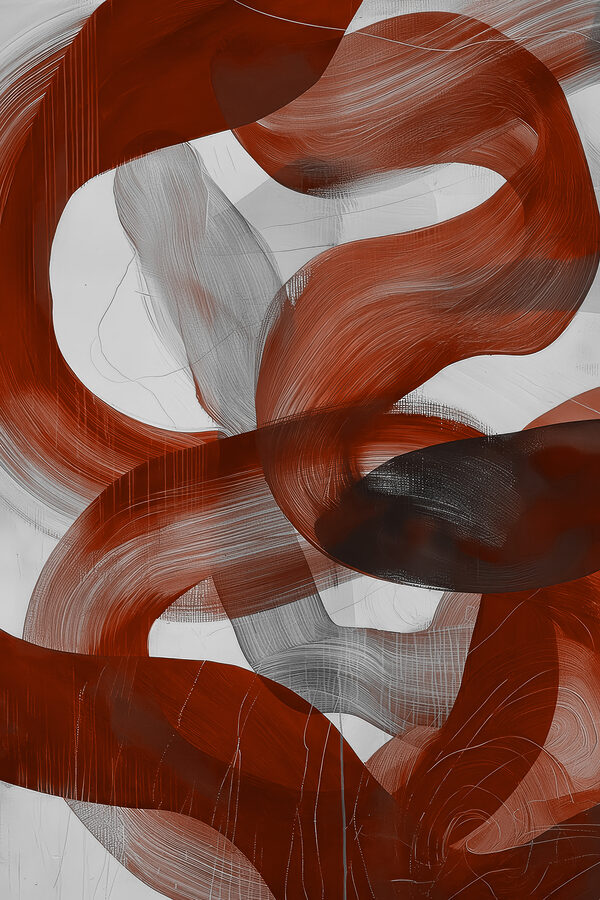 Tourbillons rouges et blancs Tourbillons rouges et blancs