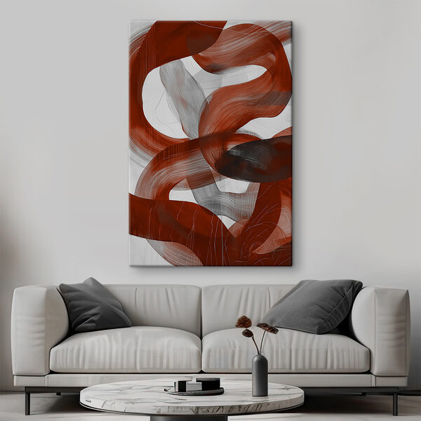 Tourbillons rouges et blancs Tourbillons rouges et blancs