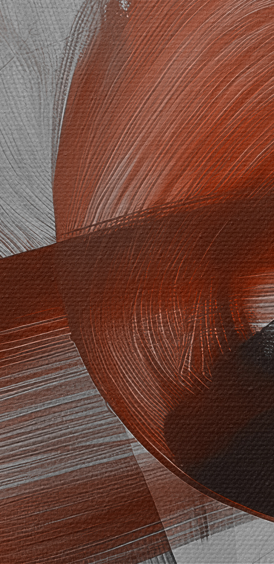 Tourbillons rouges et blancs
