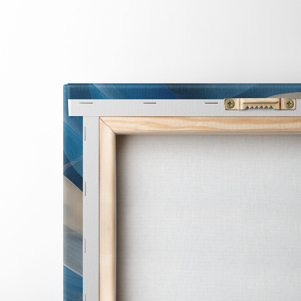 Blue and white wavy lines Blue and white wavy lines