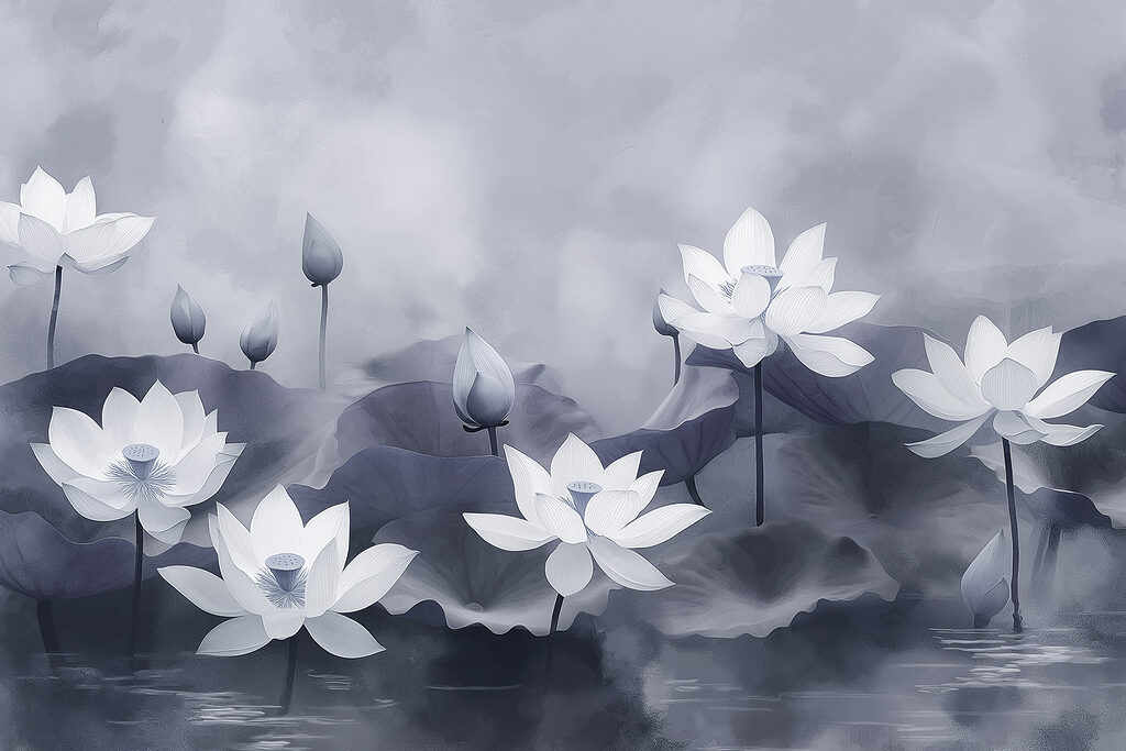 Groupe de fleurs blanches Groupe de fleurs blanches