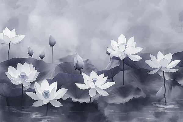 Groupe de fleurs blanches Groupe de fleurs blanches