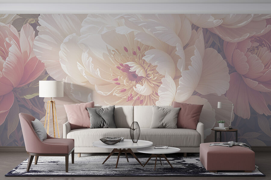Papier peint Gros plan sur des fleurs – Image 3