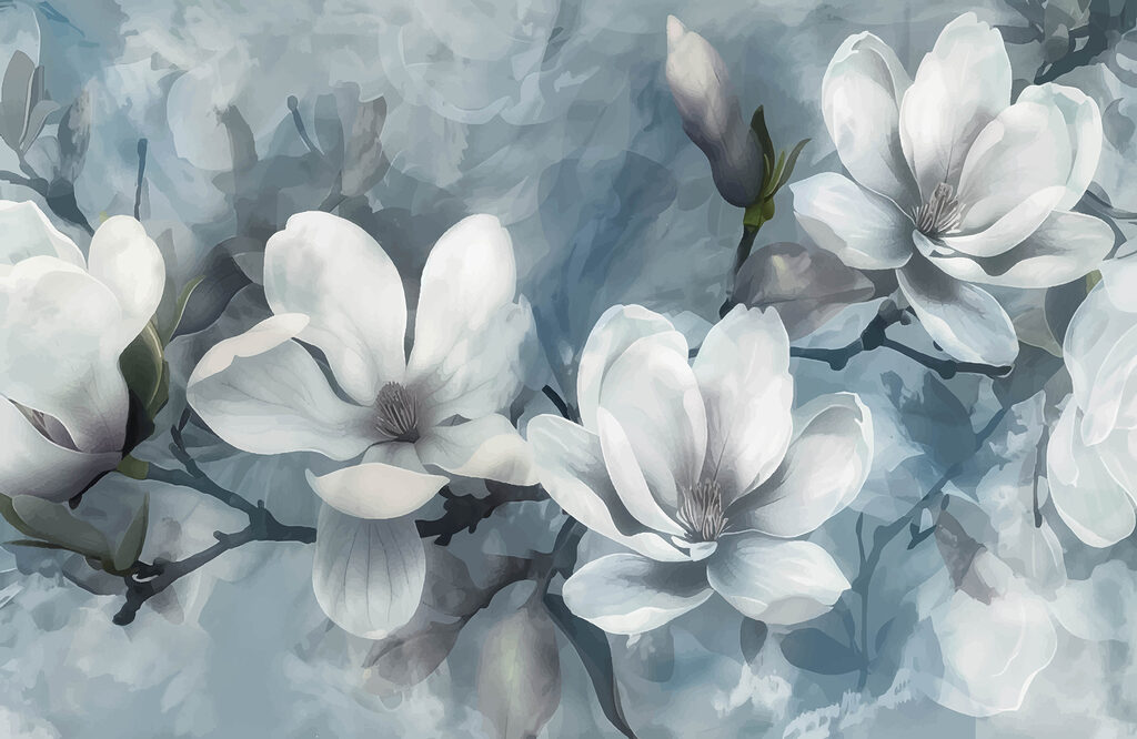 Groupe de fleurs blanches Groupe de fleurs blanches