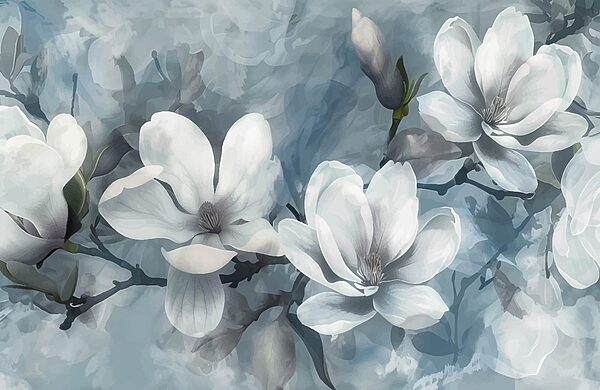 Groupe de fleurs blanches Groupe de fleurs blanches