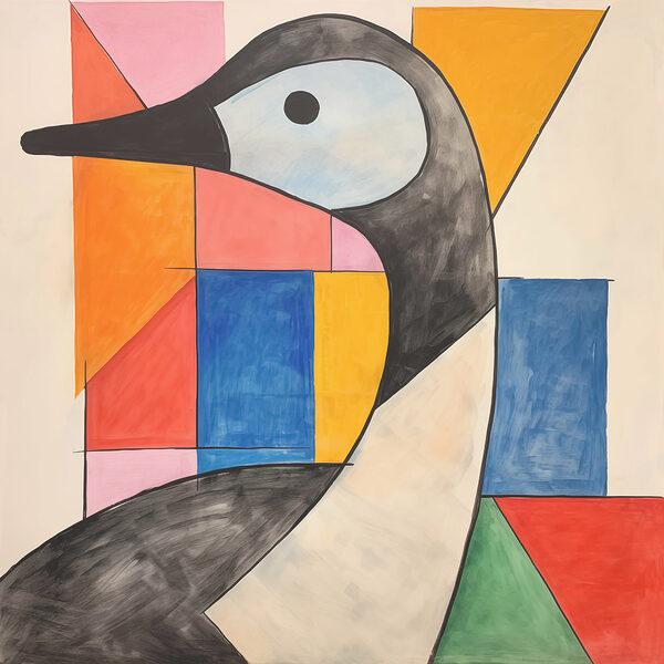 Peinture d'un oiseau Peinture d'un oiseau