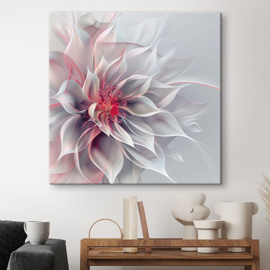 Fleur blanche et rose Fleur blanche et rose