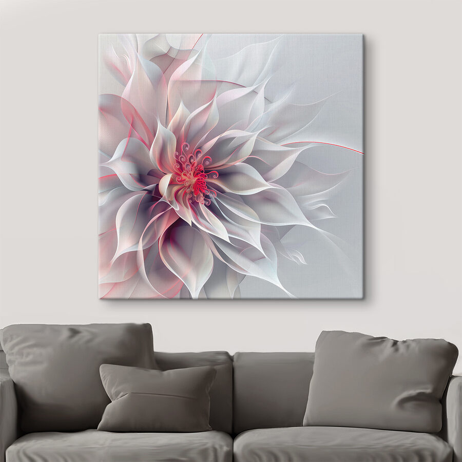 Fleur blanche et rose Fleur blanche et rose