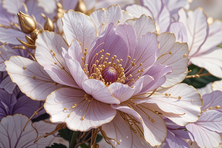 Gros plan sur une fleur