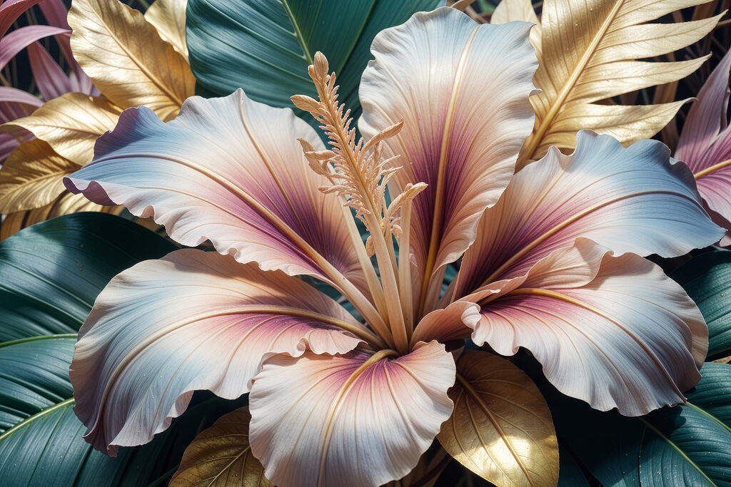 Vibrant foliage in soft colors Vibrant foliage in soft colors